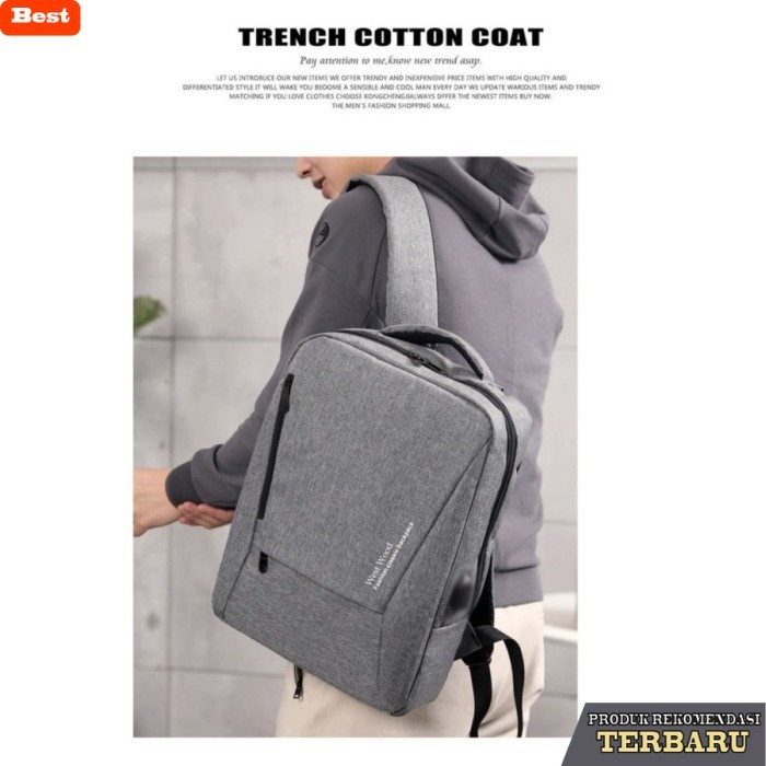 tas ransel pria murah berkualitas Tas Ransel Laptop Bag Pria Macbook Air Pro Gaming Lenovo Asus HP 1