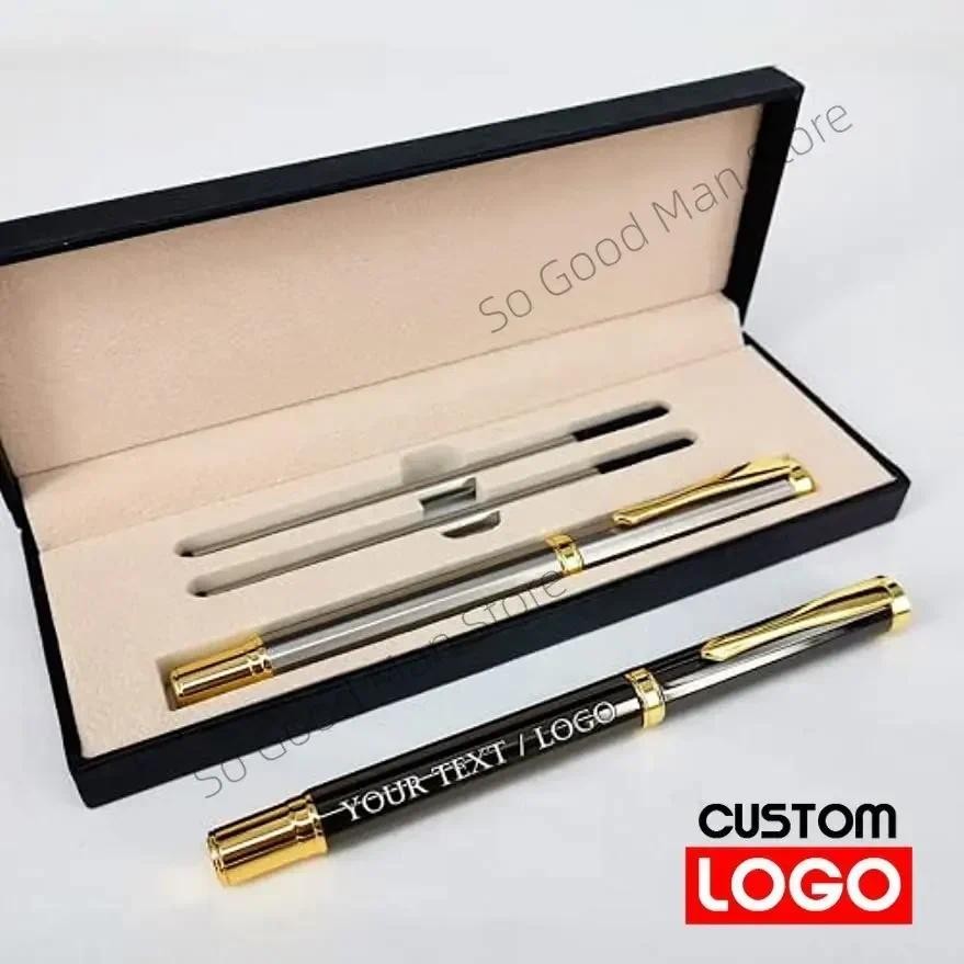 

Metal BallpointPen Laser Engraving Custom Logo Text Engraving Gift Pen High-grade Commercial Advertisement Pen