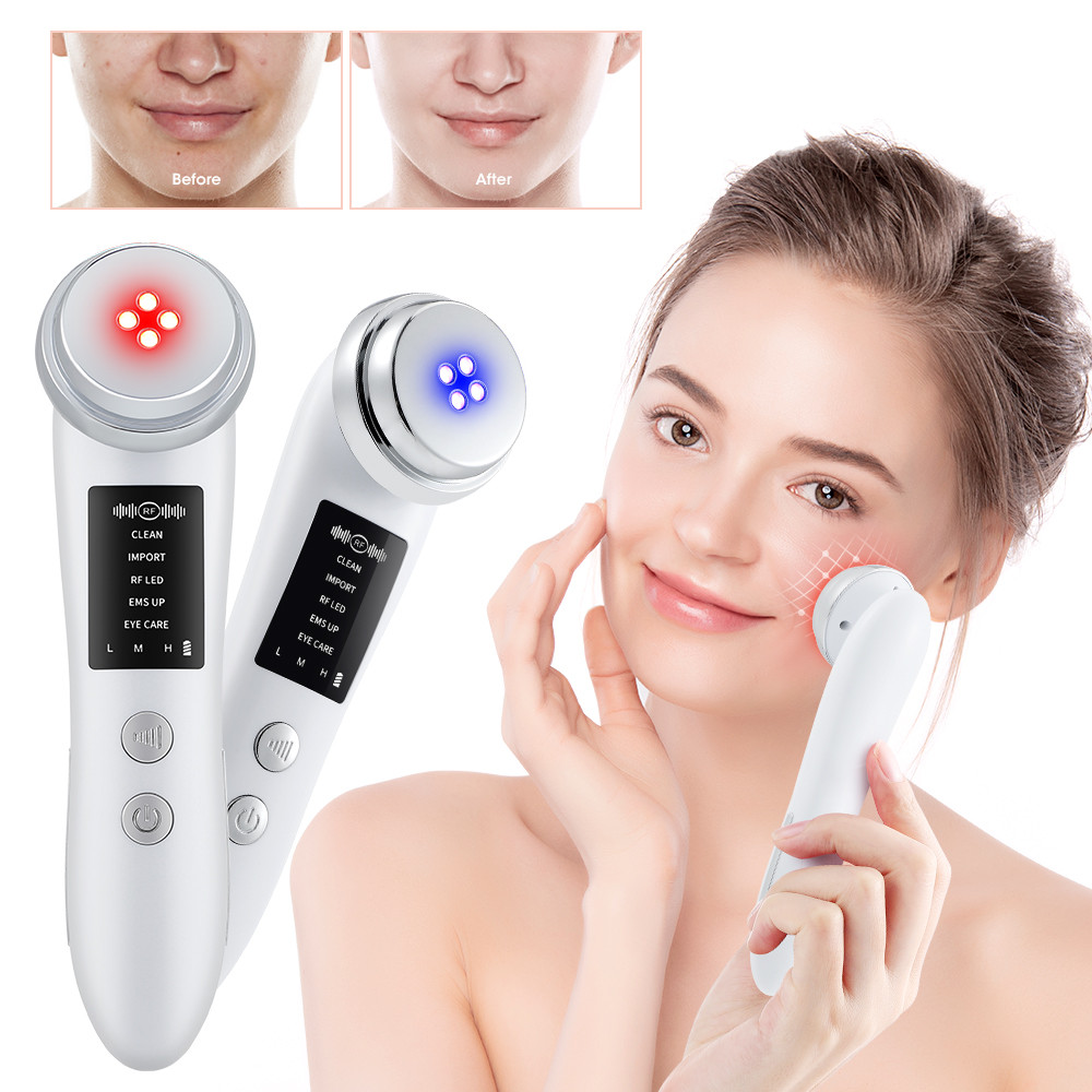PREORDER EMS RF Facial Massager Face Lifting Deep Cleaning LED Light Skincare Skin Tighten Firming S