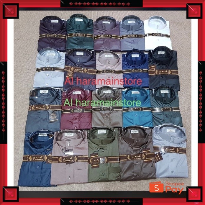 [PREMIUM ORIGINAL] (COD)JUBAH AL HARAMAIN/GAMIS PRIA JUBAH PRIA AlHARAMAIN HARAMAIN ORIGINAL IMPORT