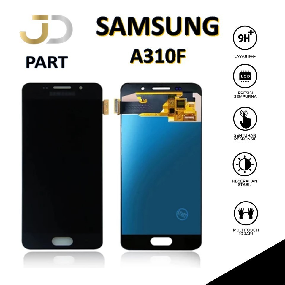 Lcd Samsung A3 2016 A310 A310F Lcd Samsung Galaxy A3 2016 A310 AAA Kontras Main Fullset