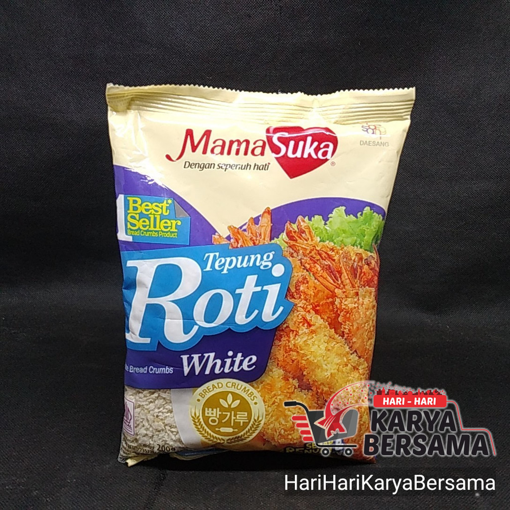 

TEPUNG BUMBU GORENG MAMA SUKA TEPUNG ROTI WHITE 200GR