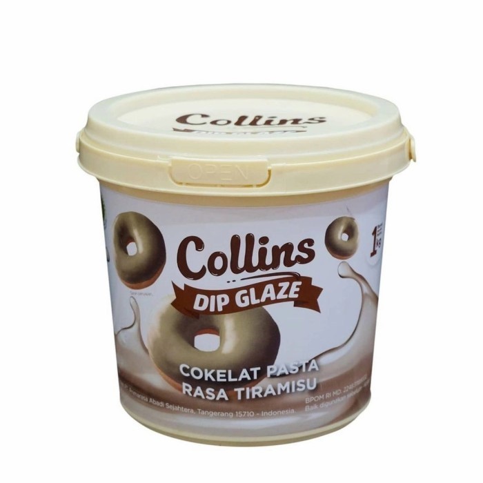 

New Item COLLINS DIP GLAZE TIRAMISU 1KG