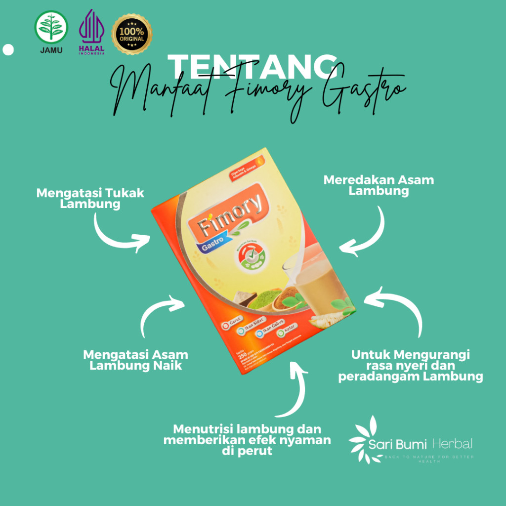 

Fimory Gastro - Minuman Herbal Obat Asam Lambung MAAG GERD | Original BPOM