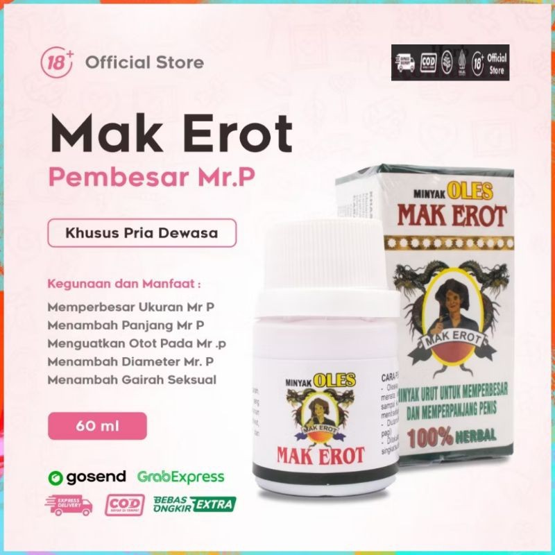 MAK EROT MINYAK HERBAL MENINGKATKAN KEJANTANAN PRIA MAK EROT ORIGINAL OIL
