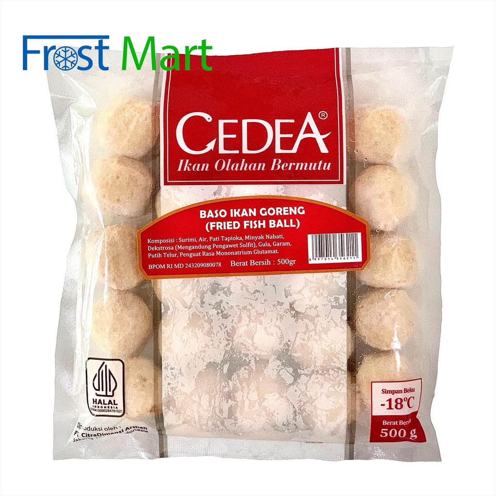 

Fried Fish Ball Baso Ikan Goreng Cedea 500Gr