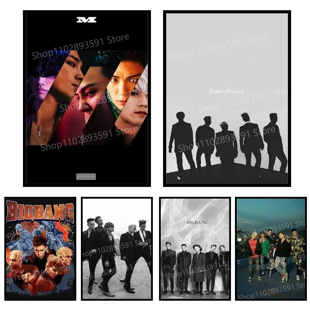 

Bigbang Combination Band Decoration Art Poster Paper Print Home Living Room Entrance Bar Restaurant Cafe Art Painting Decoration
