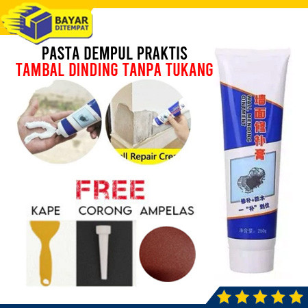 Pasta Dempul Krim Penutup Tambal Lubang Tembok Dinding