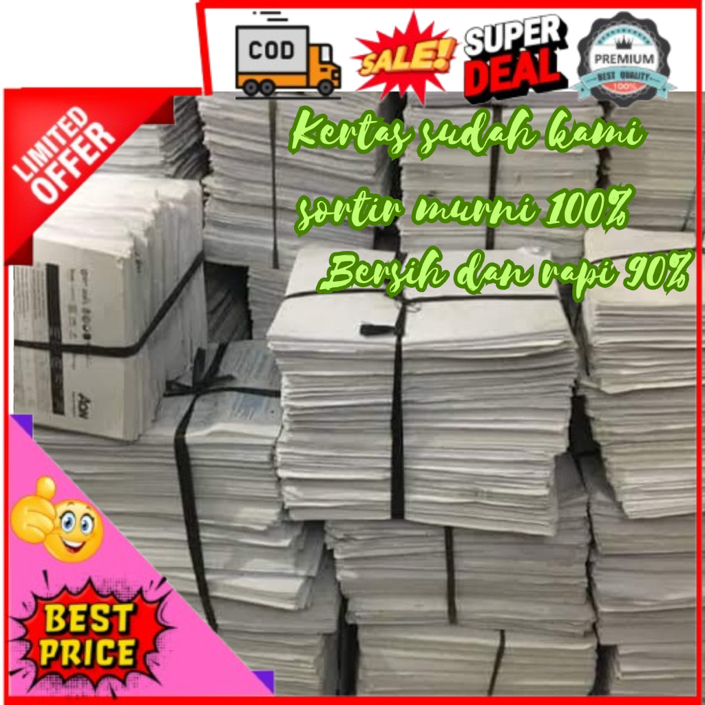 

Kertas Hvs Bekas Kiloan Kertas Print Resi Online Expedisi Kertas Kue Jajan Gorengan Bersih 1 Sisi