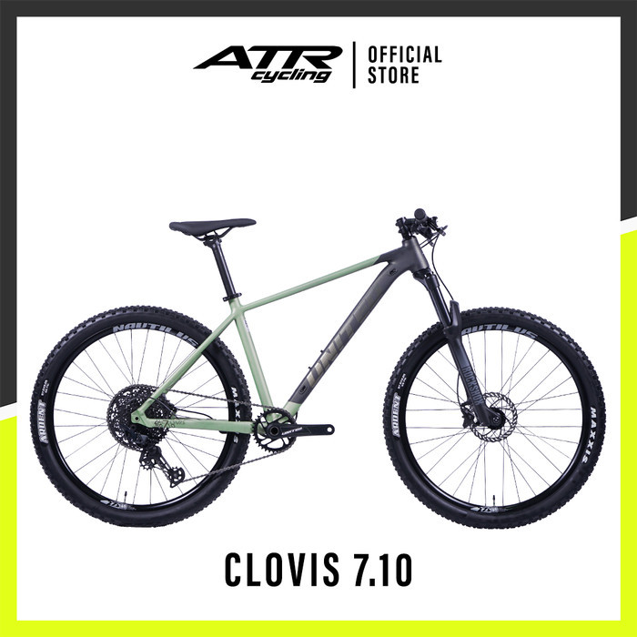 Sepeda Gunung MTB UNITED CLOVIS 7.10 29" S (15) - 12SP BLACK GREEN