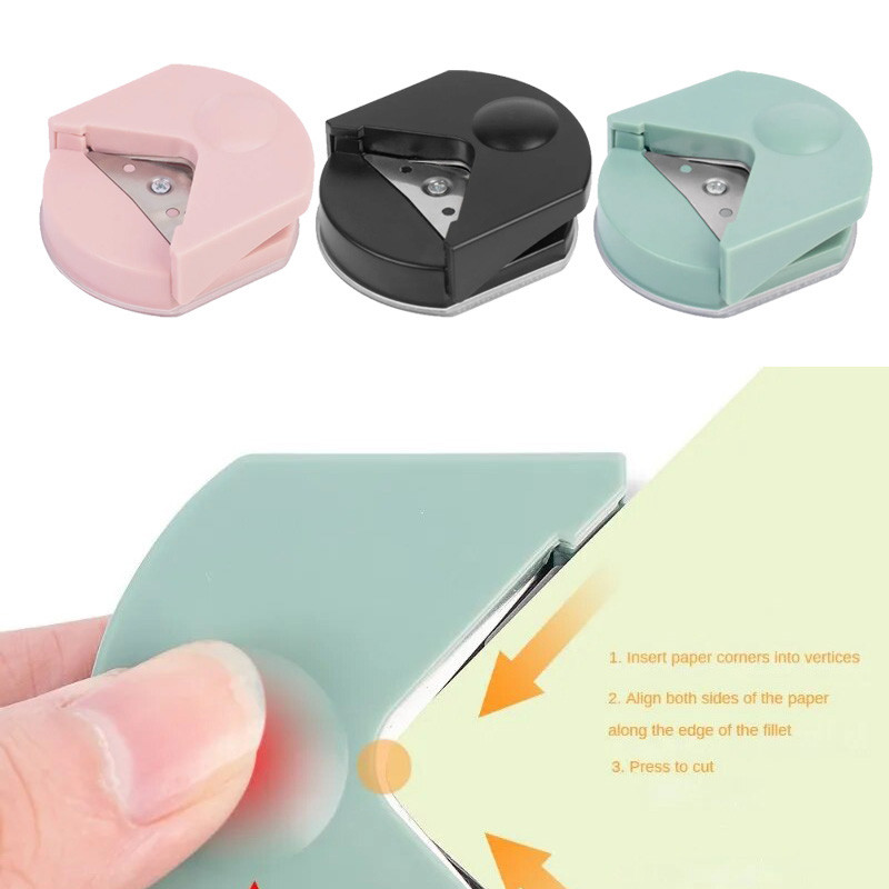 

Portable R4 Corner Rounder Chamferer 4mm Paper Punch For Card Photo Cutter Tool Craft Scrapbooking DIY Mini Round Angle Machine