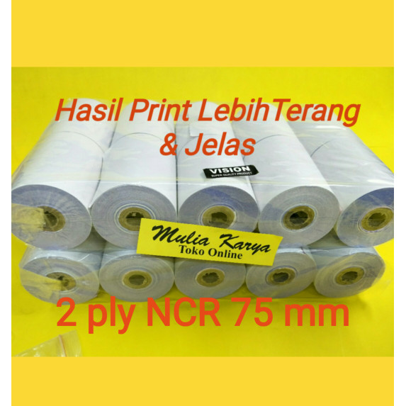 

TERLARISKertas Struk atau Paper Rol EPSON TMU 220 / TMU-220D 2 ply NcrORIGINAL