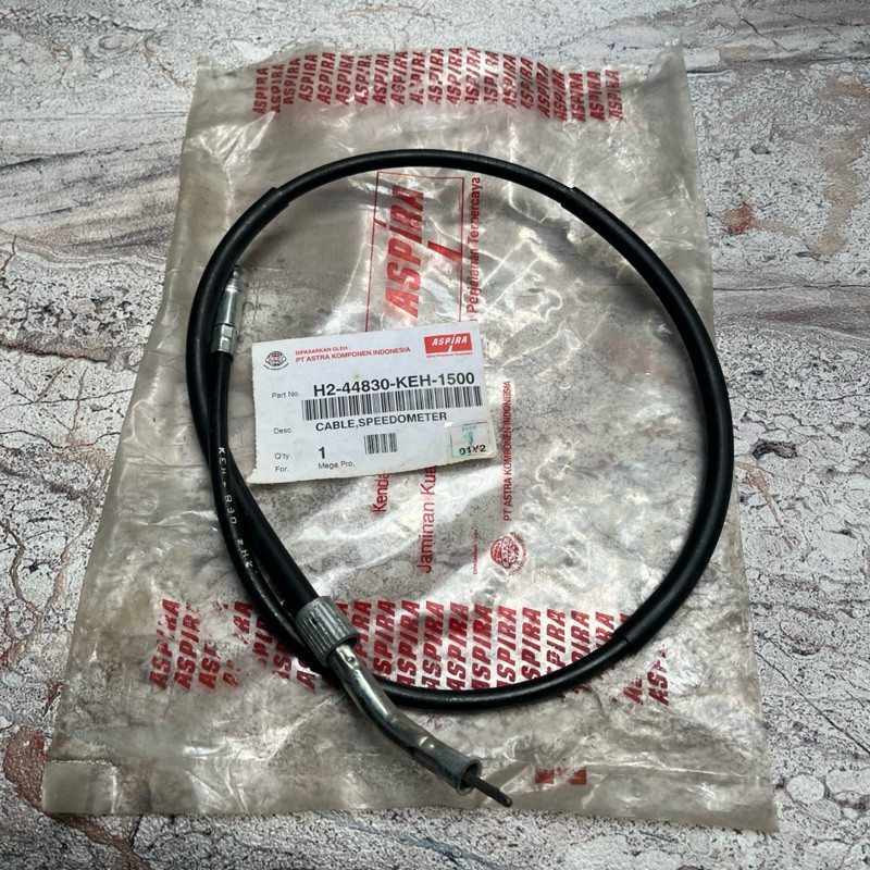Kabel km speedometer Honda Megapro lama Original Aspira Nos .