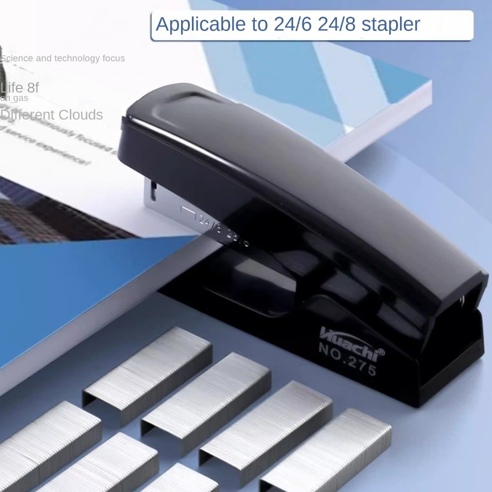 

Stapling Tools Labor-Saving Stapler Hand Tools Metal Paper Stapling Machine Grey/Black Portable Staplers for Desk
