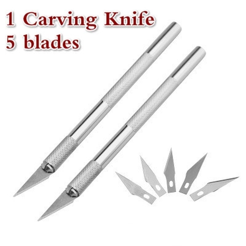 

Scrapbooking Carving Knife Card Making Precision Cutting Hobby Knife Paper Carving Craft Pottery Clay Sculpture Ceramics Tools