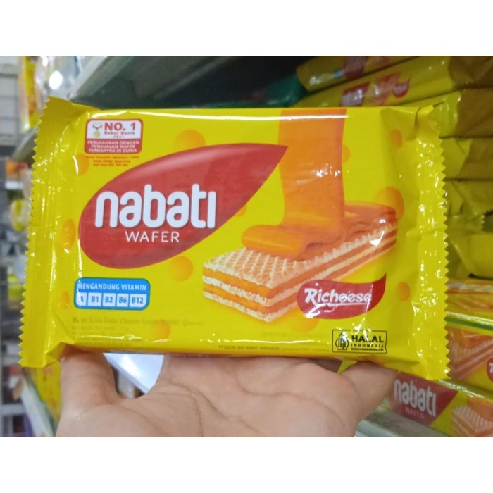 

Nabati Wafer Richeese Keju 39gram