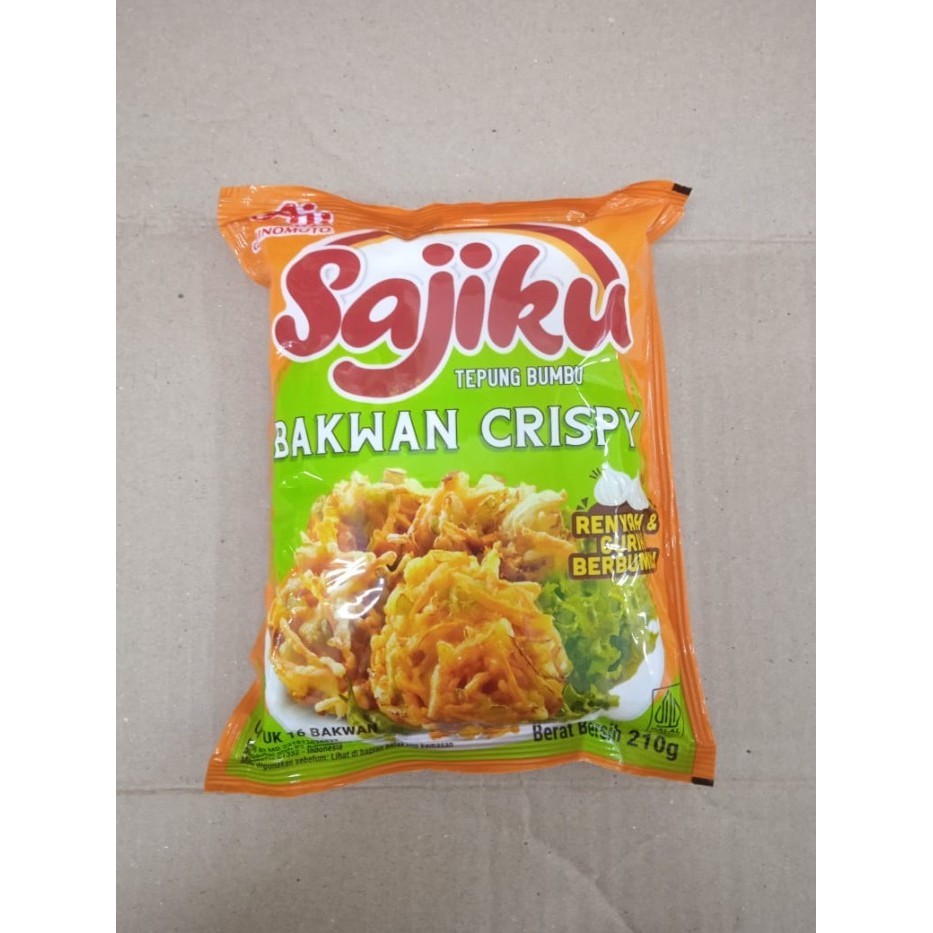 

Sajiku Tepung Bumbu Bakwan Crispy 210gram
