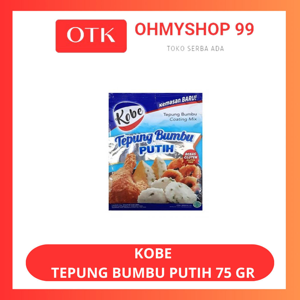 

Kobe Tepung Bumbu Putih 75gr