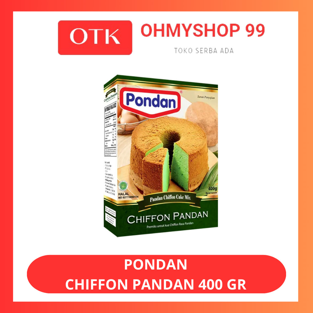 

Pondan Chiffon Pandan 400gr