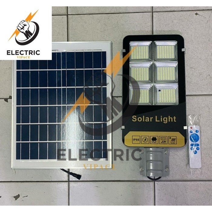 Lampu jalan tenaga surya 200 watt 200w lampu pju solar panel 200 watt
