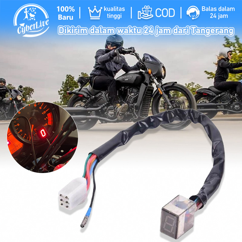 Indikator Indicator Gear Display 5 Speed Universal Universal Untuk Motor