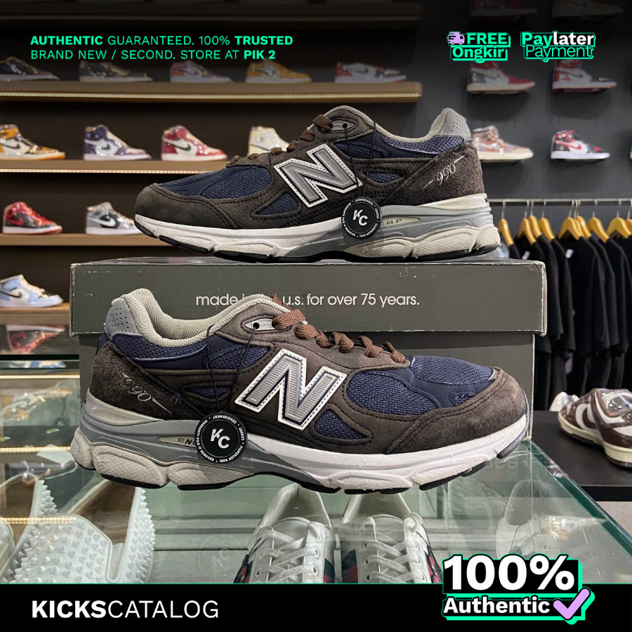 New-Balance-990-V3-Navy-Denim-Black-(OG-611) - 100% Authentic | VNDS