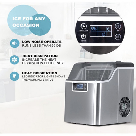 Mesin pembuat es batu otomatis/Mesin es batu kristal pembuat es 30KG - 25AFS