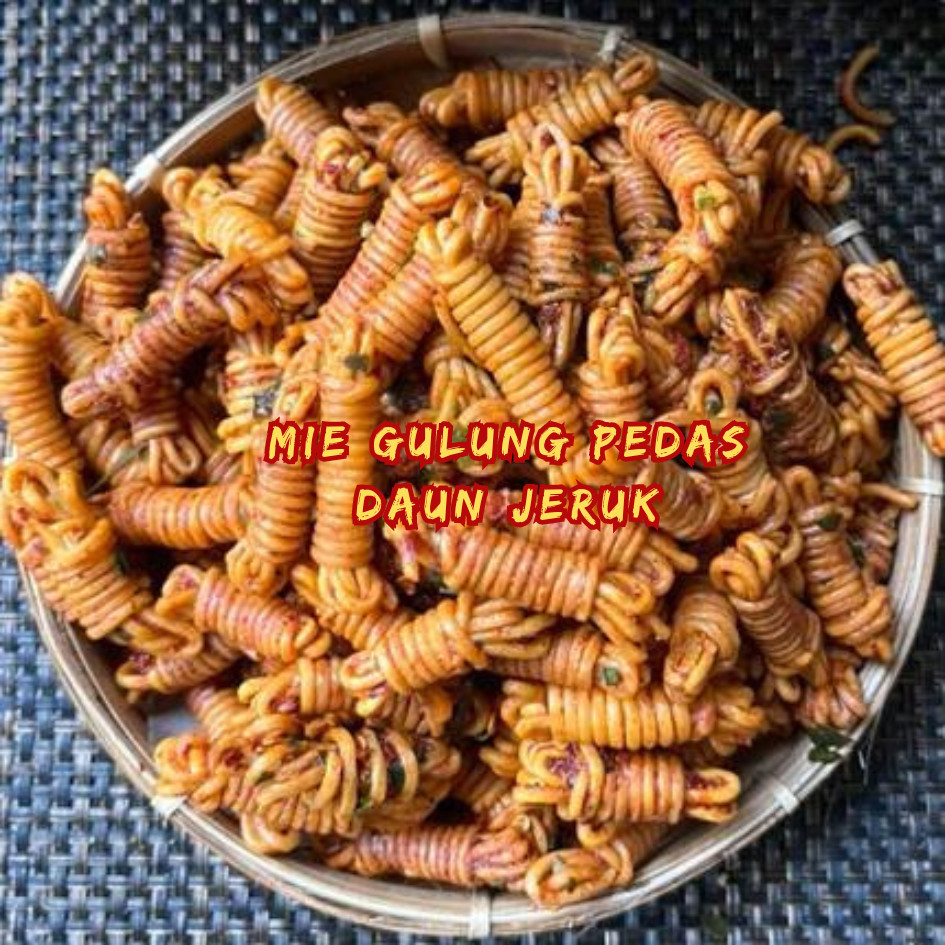 

NEW mie gulung / mie gulung pedas daun jeruk / mie gulung pedas manis / mie gulung 1kg SALE