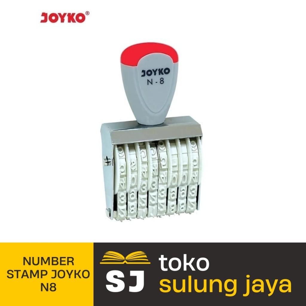 

NUMBER STAMP JOYKO N8 | STAMPEL NOMOR | STAMPEL ANGKA JOYKO 8 DIGIT