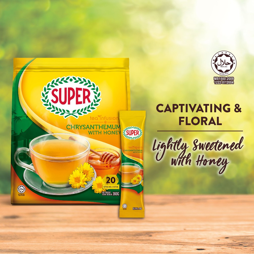 

[oddsolshop] pekanbaru/Super Tea Infusions Chrysanthemum With Honey Teh Bunga Madu Isi 20 PCS