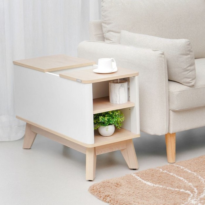 Meja Sisi Kotak Serbaguna INFORMA Side Table/Coffee Table Minimalis
