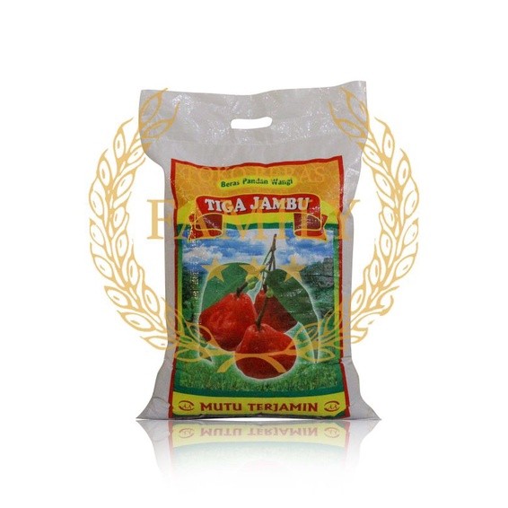 

Beras 10kg Tiga Jambu Premium & Super Premium