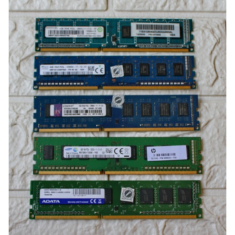 RAM HYNIX DDR3L 4 GB 4GB PC3L 12800 Garansi LONGDIMM FOR PC
