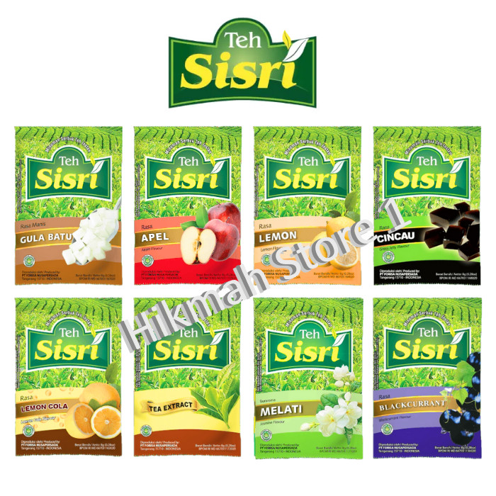 

Teh sisri sachet 8grm x 10pcs / Minuman Serbuk