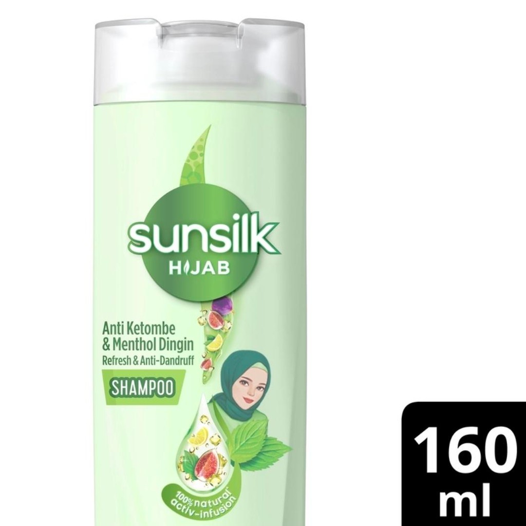 SUNSILK Shampoo Hijab Refresh & Anti Dandruff 160ml 170ml
