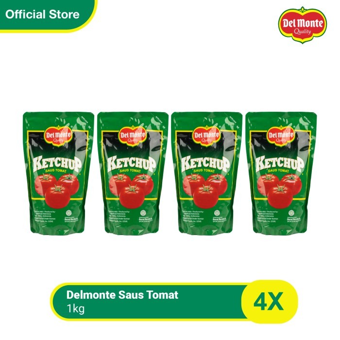 

[[New Arrival]] Delmonte Saus Tomat Pouch 1 kg - Isi 4