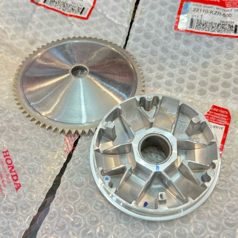 SANRIRINTOJAYASHOP Rumah Roller Bubut Vario 110 Karbu KVB Pully Custom 13,8 Original