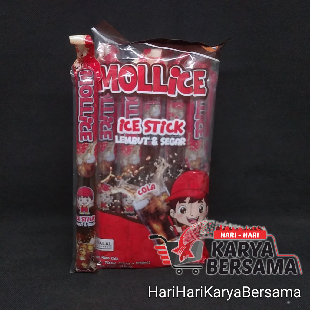 

MOLLICE ICE STICK RASA COLA PACK 10 X 70ML