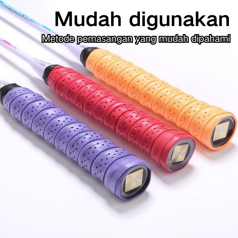 Wrap Grip Spons Badminton / Grip Raket Anti Slip Tulang / Grip Raket Cushion / Grip Badminton Cushio