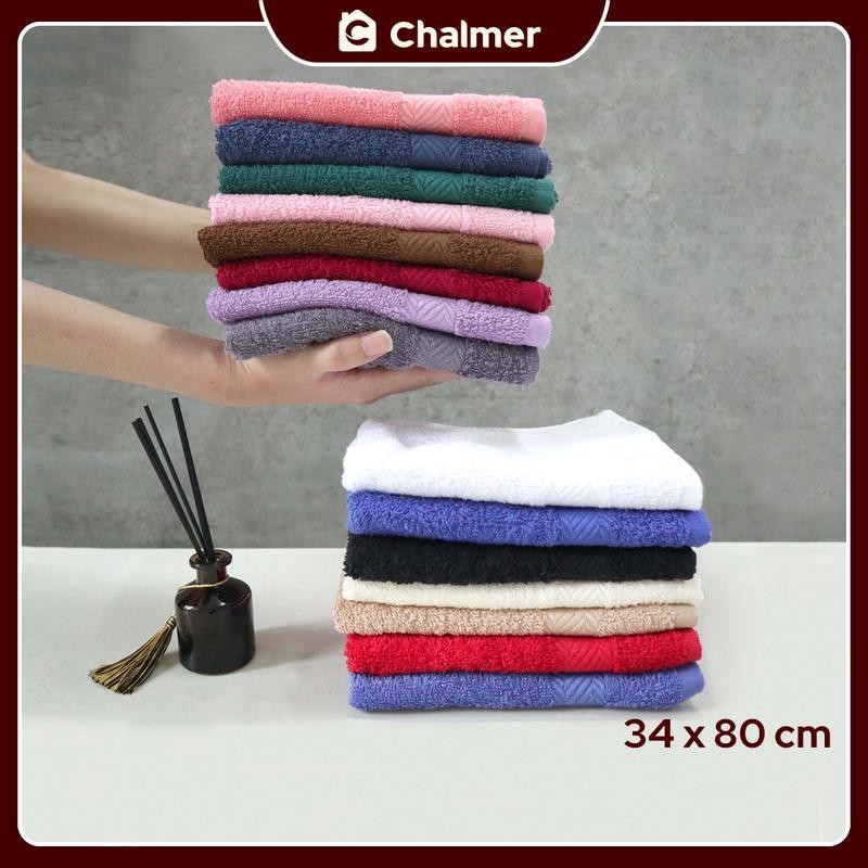 

Chalmer Handuk Kecil Olahraga Sport Bahan Kain Terry 34x80 cm Nyerap Air Maksimal Untuk Tangan Dan Wajah