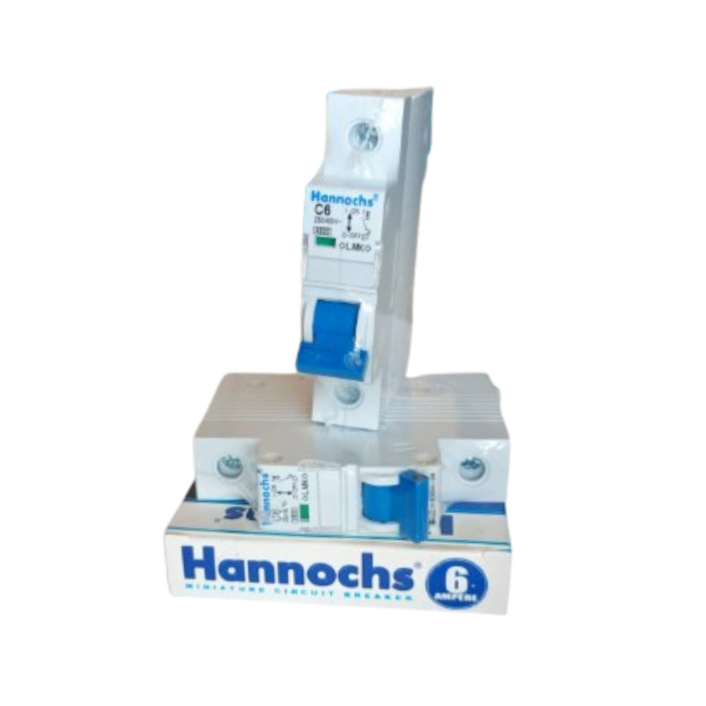 MCB 6 Ampere Hannochs Stut Listrik 6A