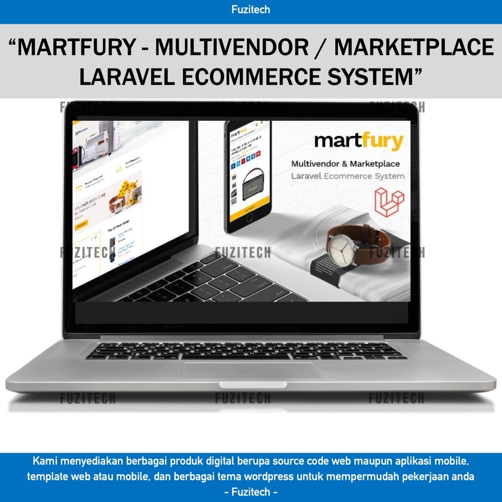 SOURCE CODE APLIKASI WEB MARTFURY - MULTIVENDOR / MARKETPLACE LARAVEL ECOMMERCE SYSTEM D206 FUZITECH