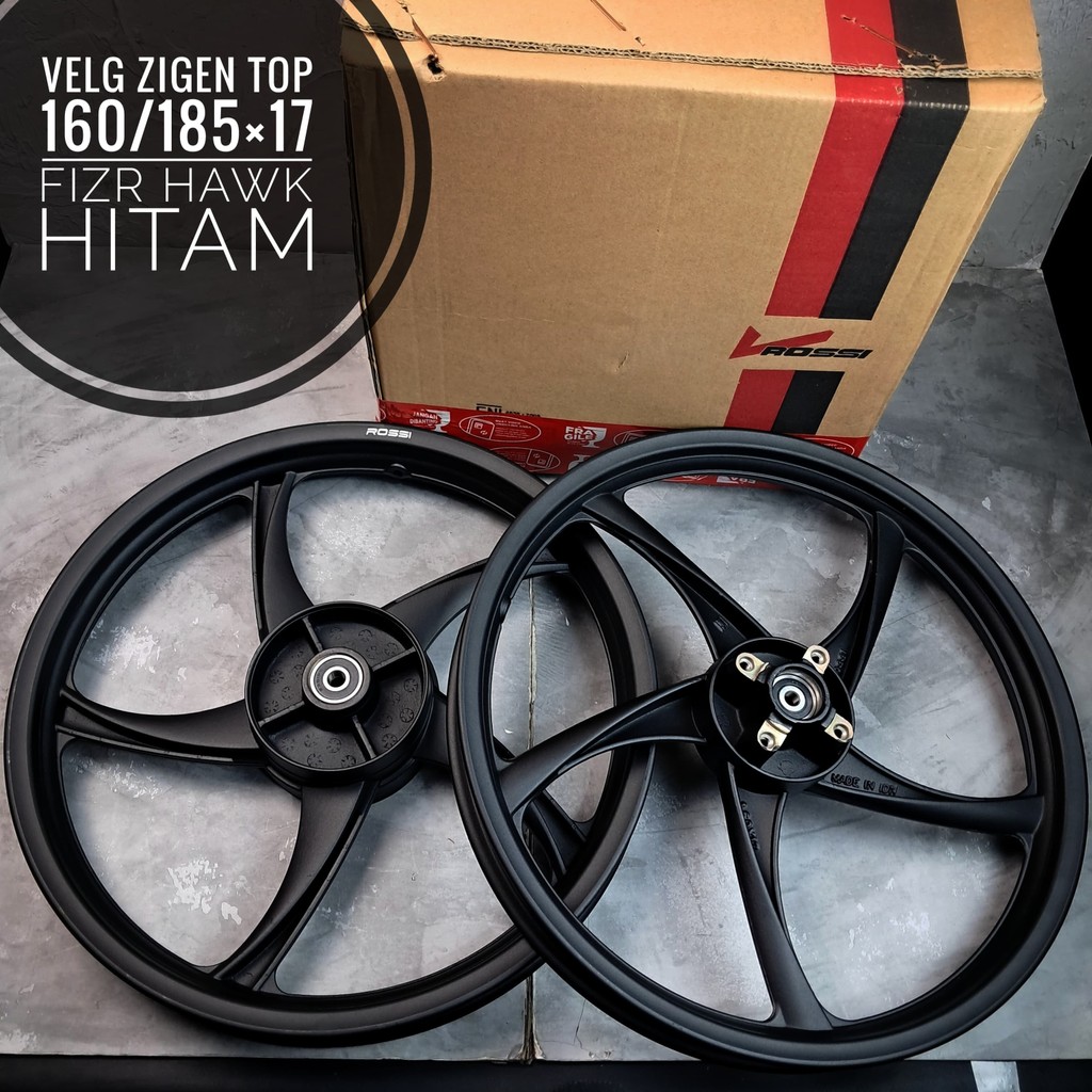Velg Rossi Zigen Top hawk F1zr/Jupiter lama/Vega lama hitam