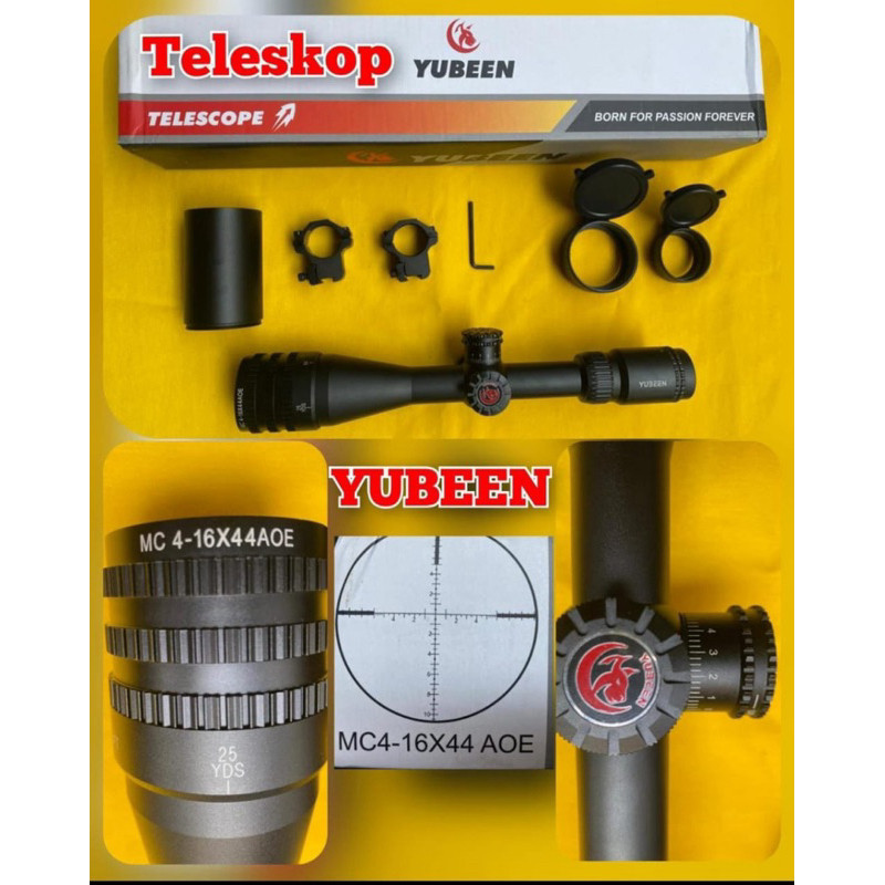 Teleskop Yuben Mc 4 16x44 aoe Teleskop Yubeen Teleskop Yuben CL 4 16x44aoe