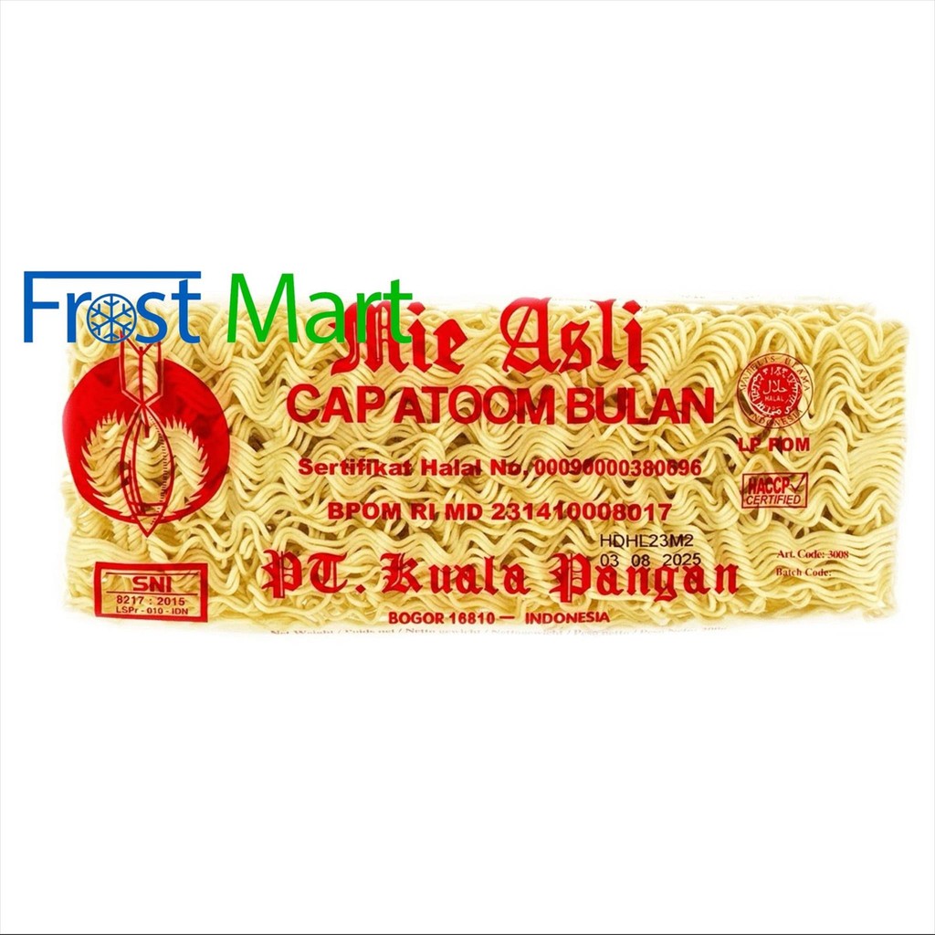 

Mie Telor Asli Cap Atoom Bulan