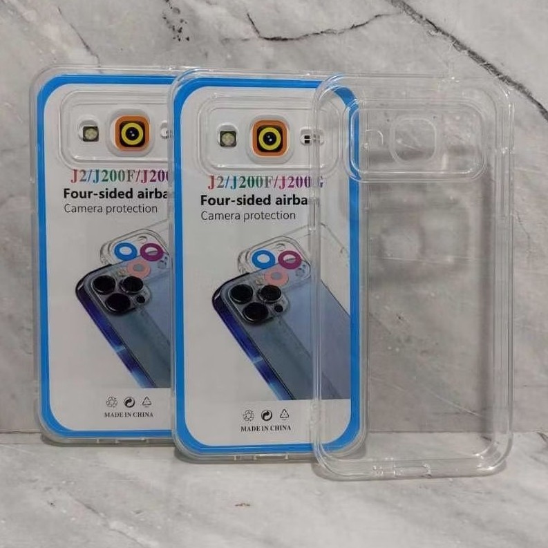 Case Clear Sided AirBag Armor For Samsung J2 2015 J2 Prime J2 Pro J3 J3 2016 J3 Pro Casing Bening Ke