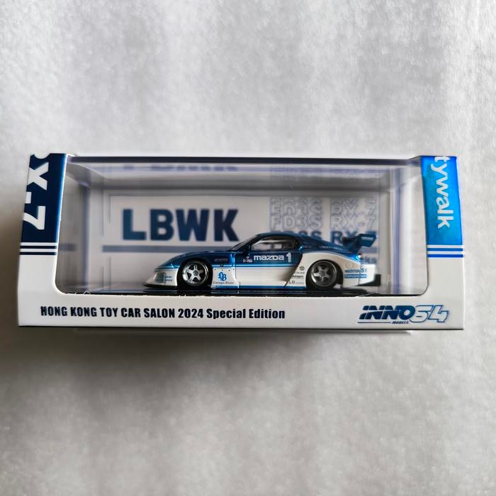 DIECAST INNO64 CHASE MAZDA RX 7 FD3S LB SUPER SILHOUETE HONGKONG TOYCAR 2024