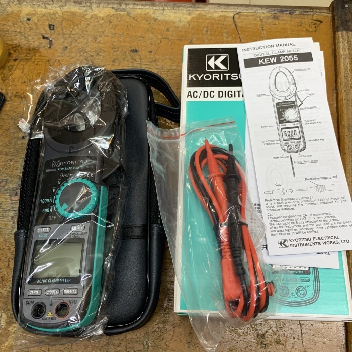 Kyoritsu 2055 digital clamp meter tang amper AC/DC 1000A kyoritsu2055