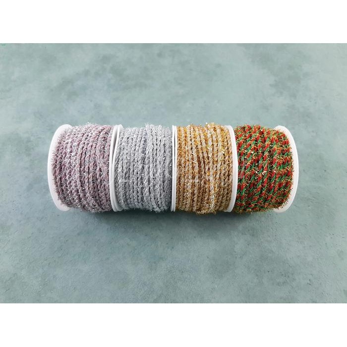 

Pita Tali Tambang Bulu Kilap; Lebar 2mm; Panjang 10m