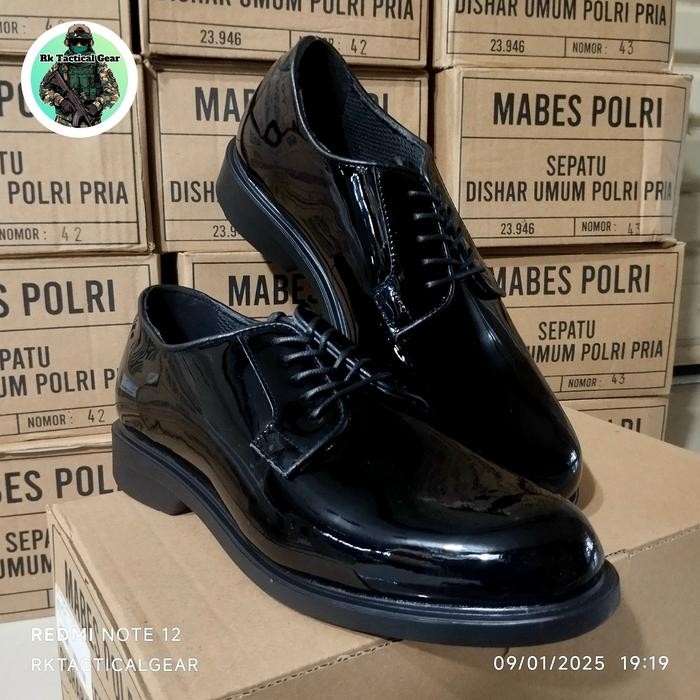 Sepatu PDH POLRI Jatah Pembagian Asli Polisi Terbaru - 42